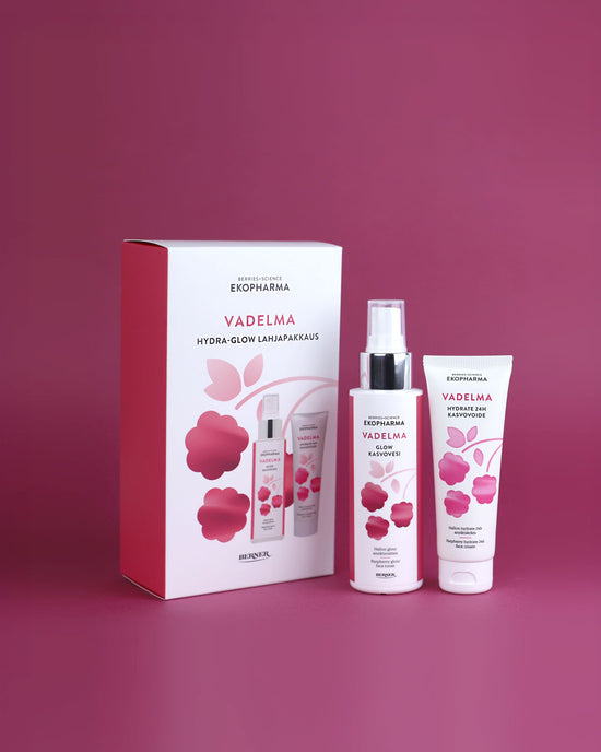 EKOPHARMA Vadelma Hydra-Glow Lahjapakkaus - Joulu 2025